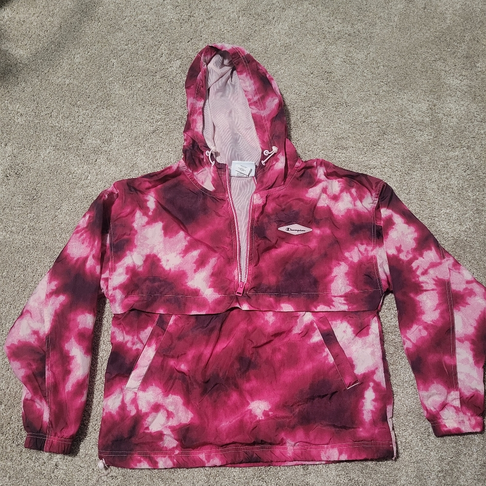 Champion Women's Lightweight Anorak Cloud Burst Hush Pink